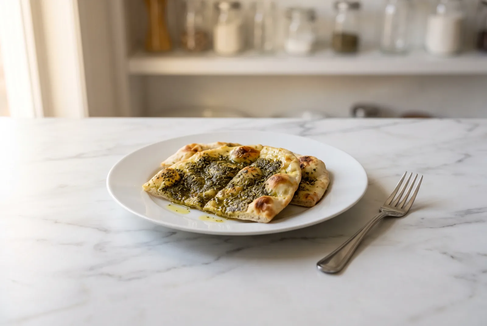 Iraqi-style za'atar toast — Quick toasted lavash
