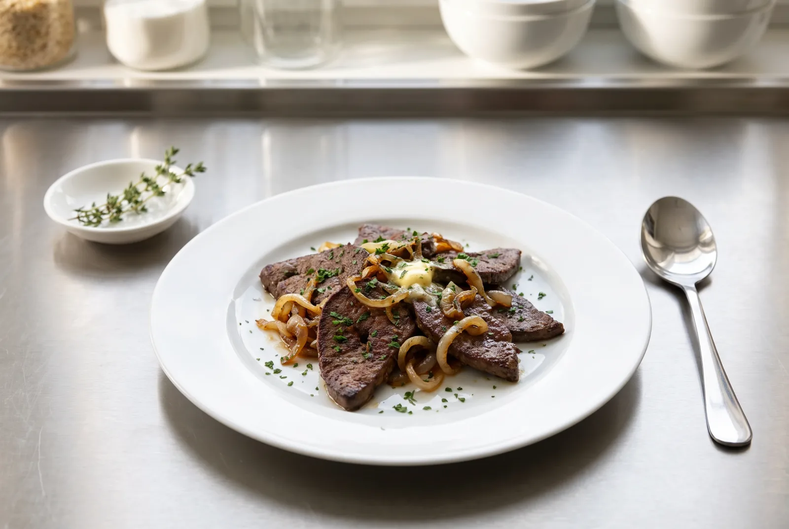 Irish-Style Liver and Onions | Breakfast Beef Liver with Pressure-Cooked Onion Sauce