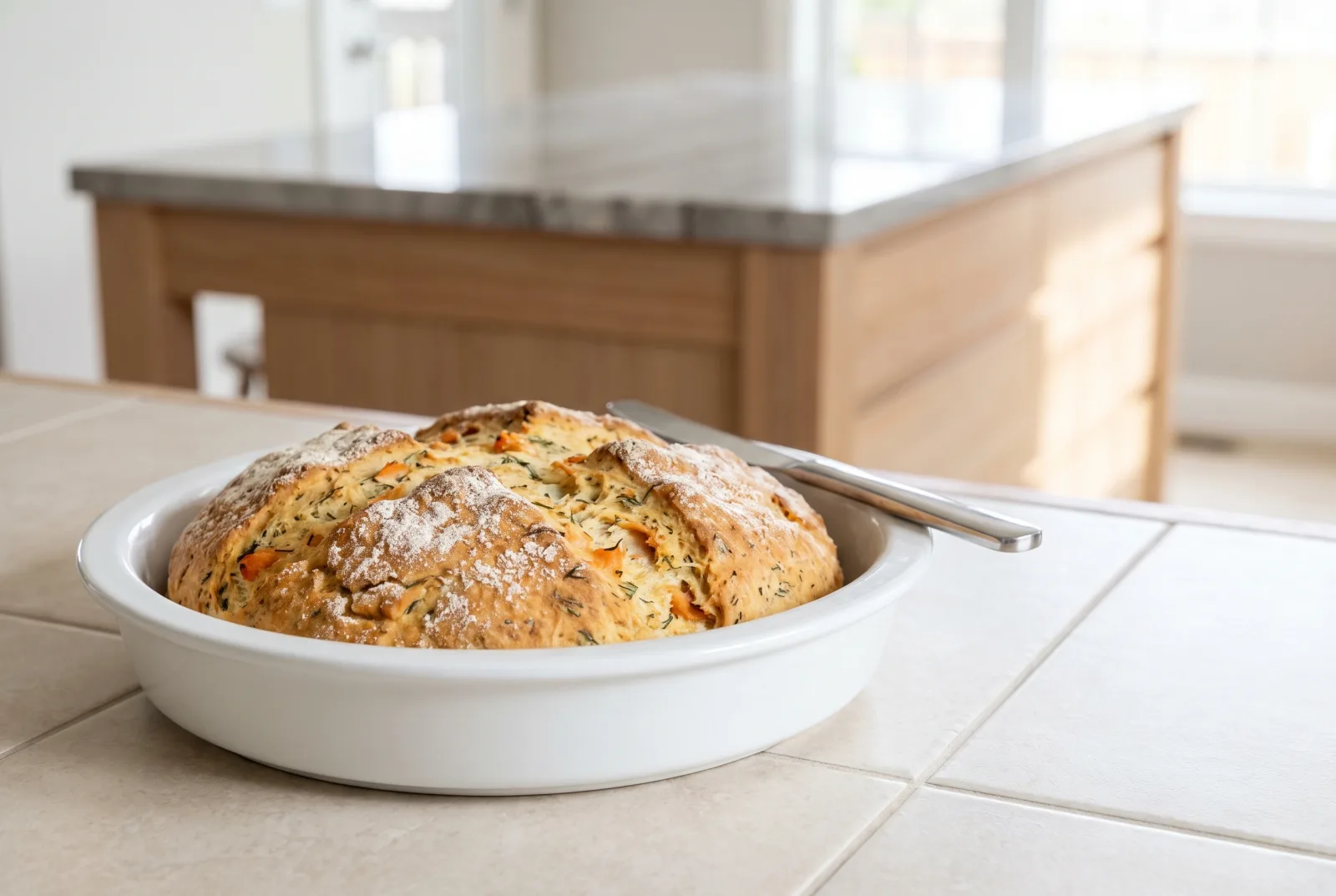 Irish-Style Smoked Salmon Soda Bread