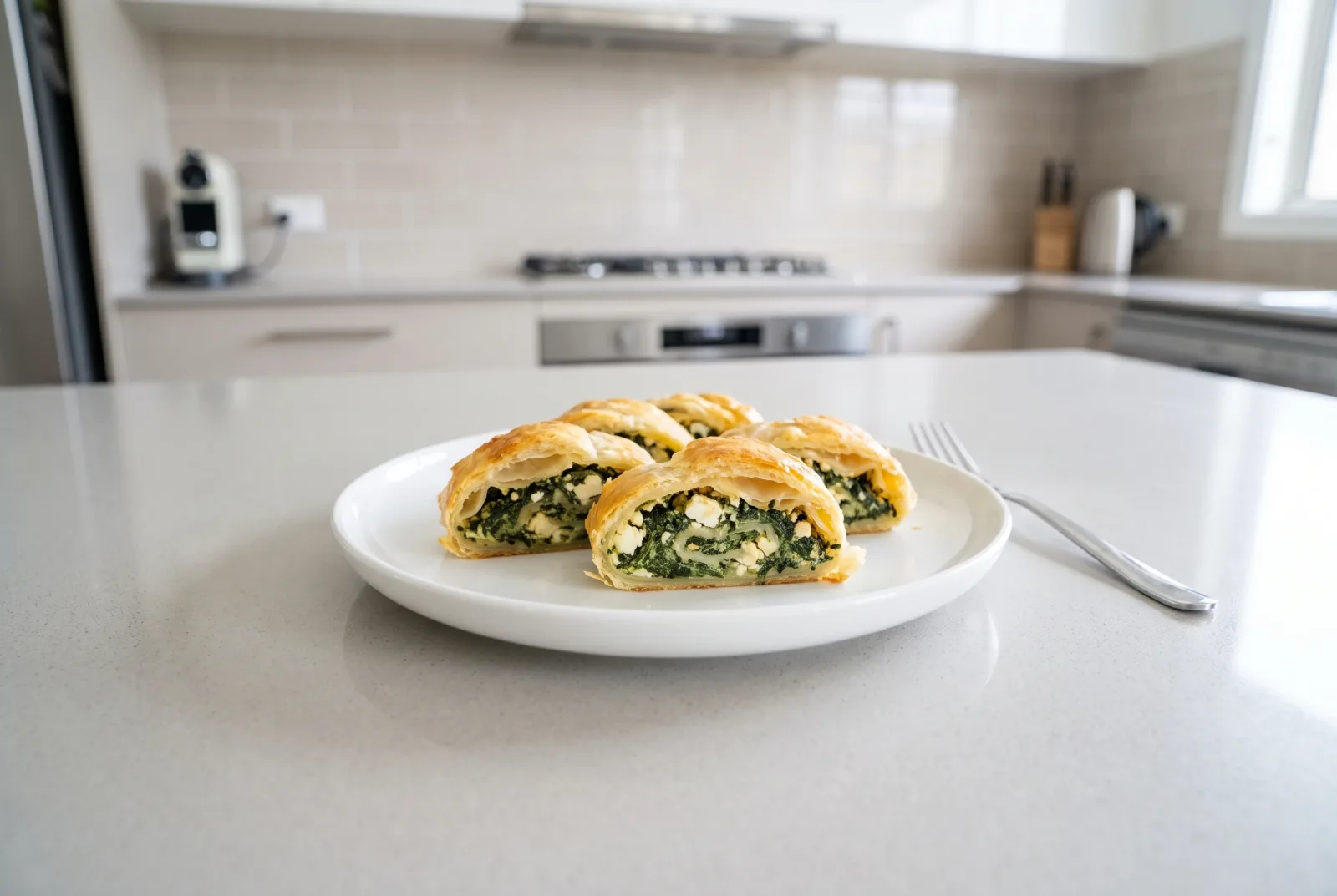 Spinach and Feta Puff Pastry Roll | Australian-Style Savory Pastry
