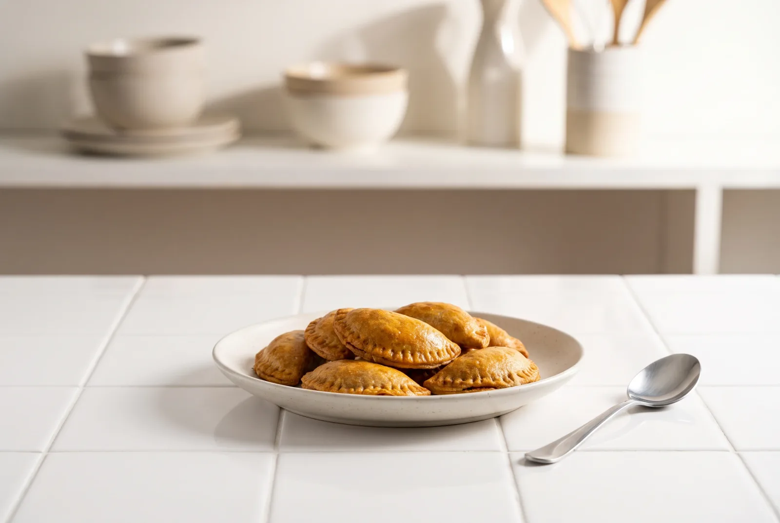 Spanish-style mini whole-wheat empanadas — spicy whole-grain pastries