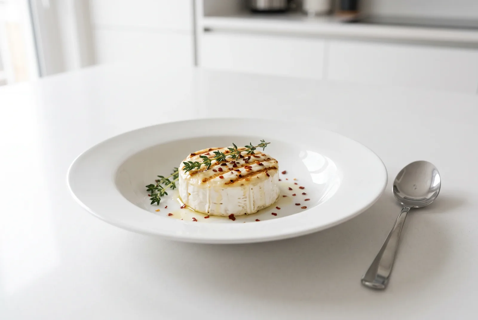 Grilled goat's cheese — Argentinian-style breakfast cheese