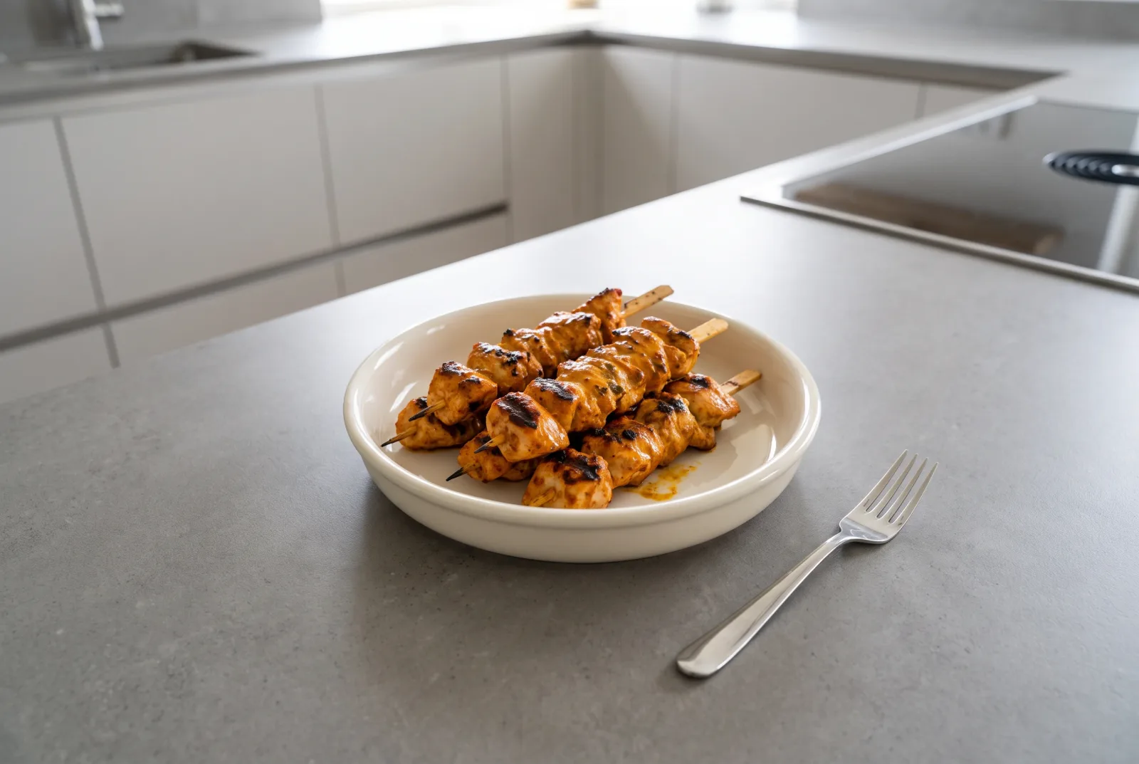Grilled Chicken Skewer Bites | Small Spiced Barbecue Skewers