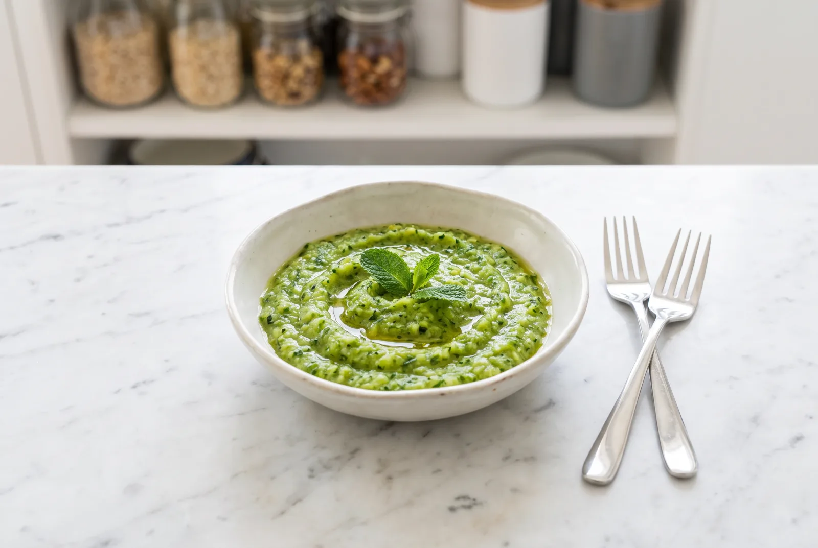 Zucchini and Mint Puree | Lebanese-Style Baby Food