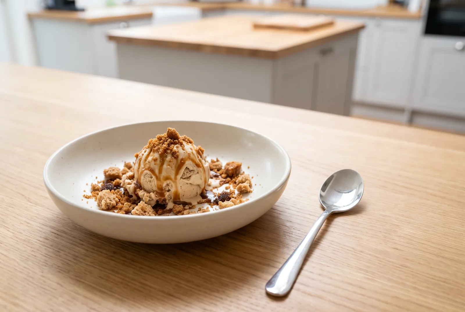 Irish Brown Bread Ice Cream | Crisp Bread Crumb Ice Cream
