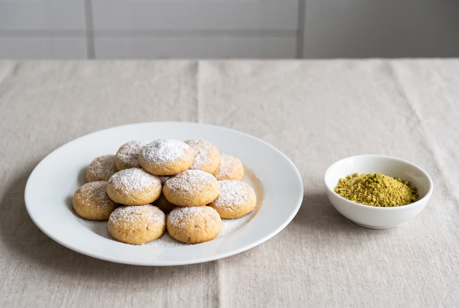 Karabij | Lebanese Walnut-Stuffed Semolina Cookies