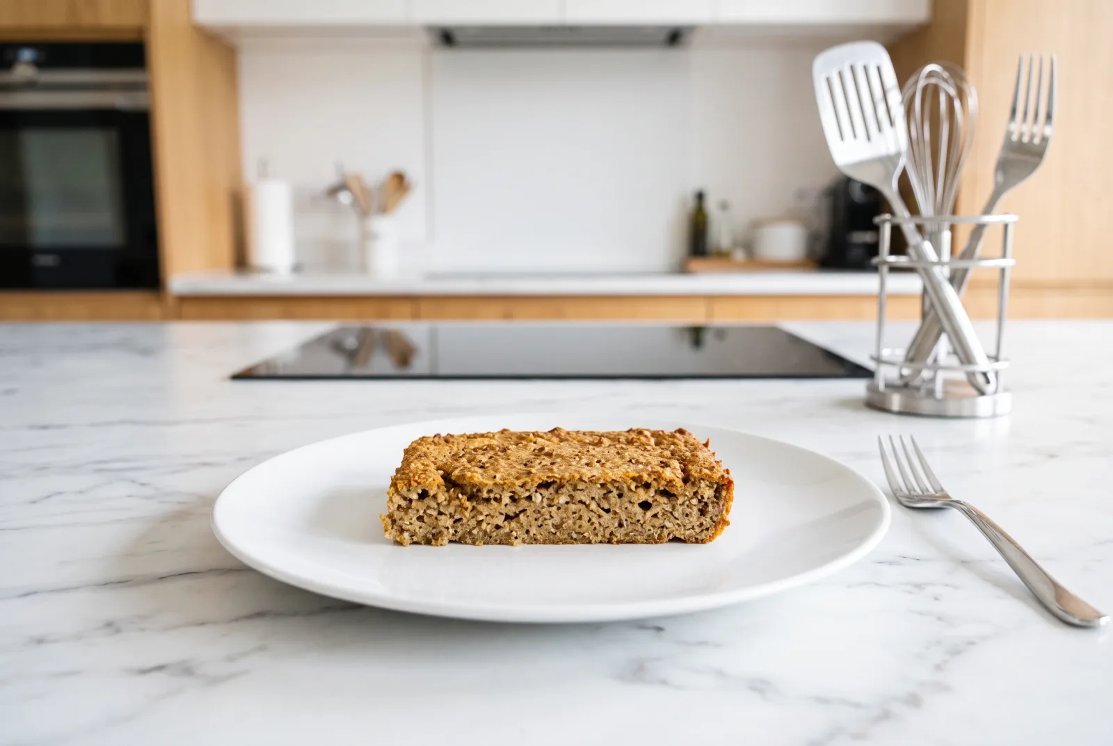 Thin buckwheat breakfast flatbread — Russian-style with lor cheese and dill