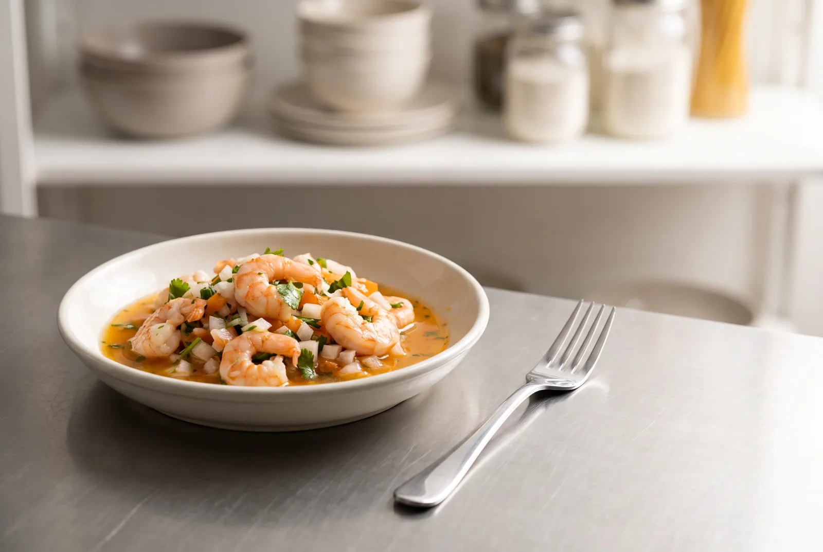 Shrimp Ceviche | Colombian-Style Orange and Lemon Marinade