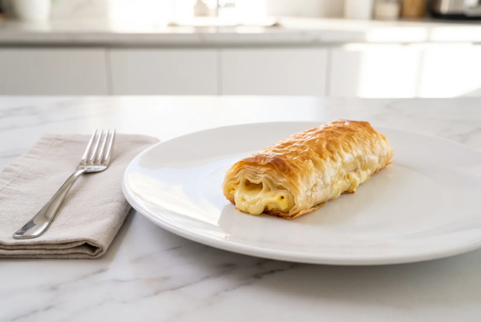 Crispy Cheese-Filled Phyllo Rolls | Quick Fried Pastries