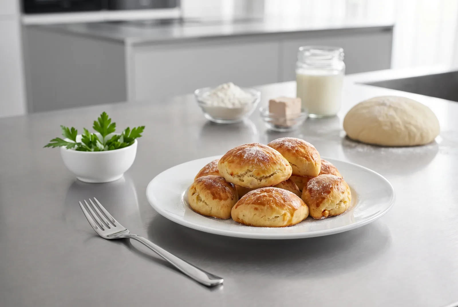 Chicken and Kashar Cheese Pastry Bites | Bite-Size Baked Rolls for Kids
