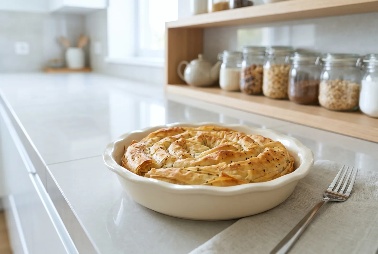 Katmerli Börek (Kazakh-Style Layered Fried Pastry)
