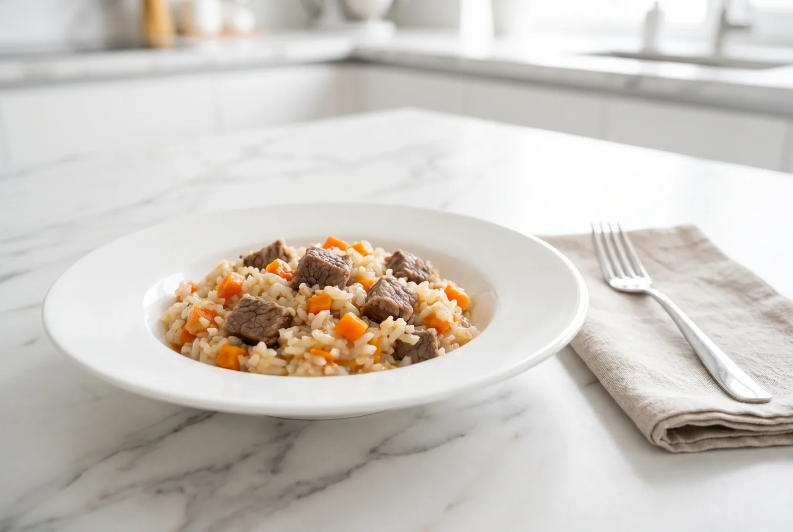 Kazakh-Style Beef and Rice Porridge | A Leftover Meat Recipe for Children