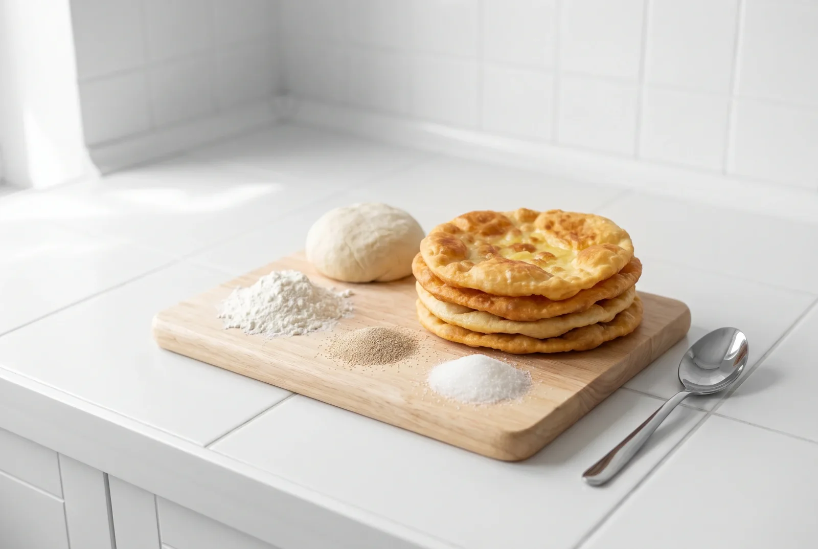Shelpek | Kazakh Fried Breakfast Flatbread