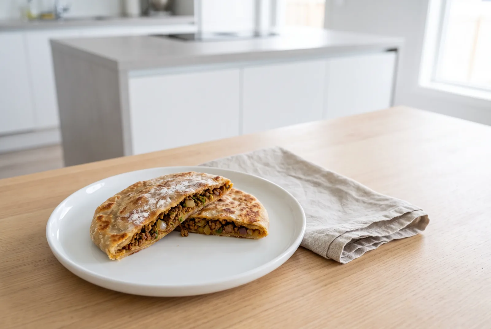 Keema Paratha | Pakistani Spiced Beef-Stuffed Flatbread
