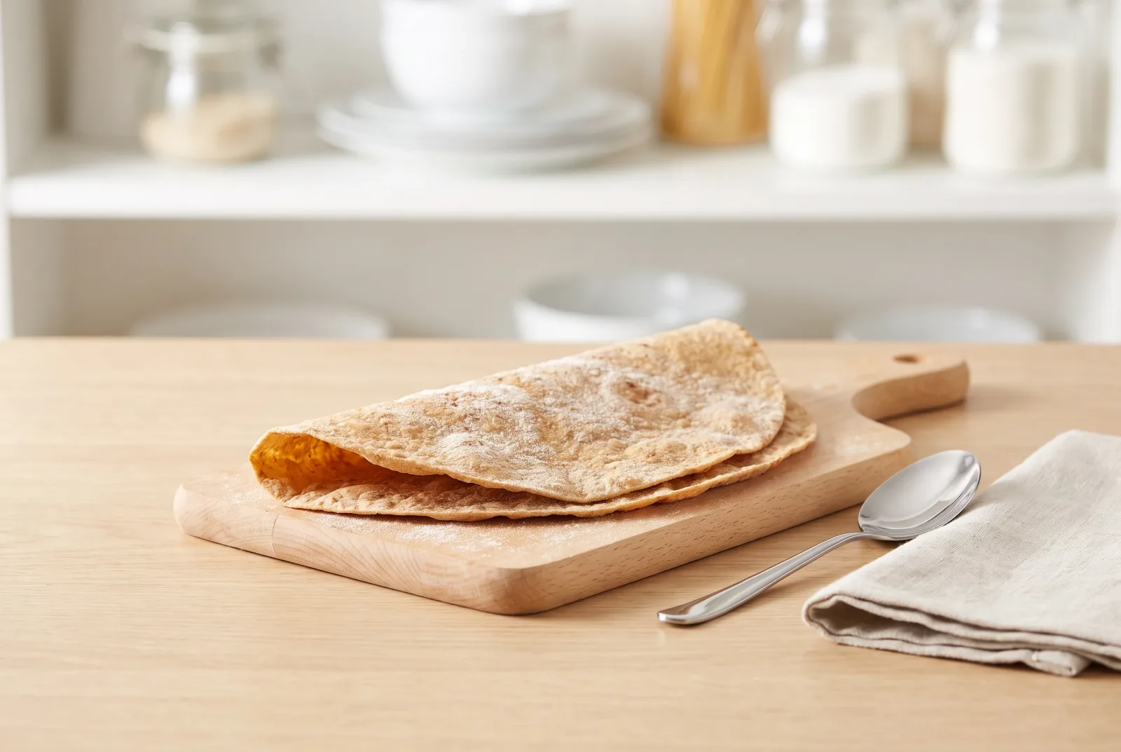 Kepekli Lavaş — Thin, low-calorie bran flatbread