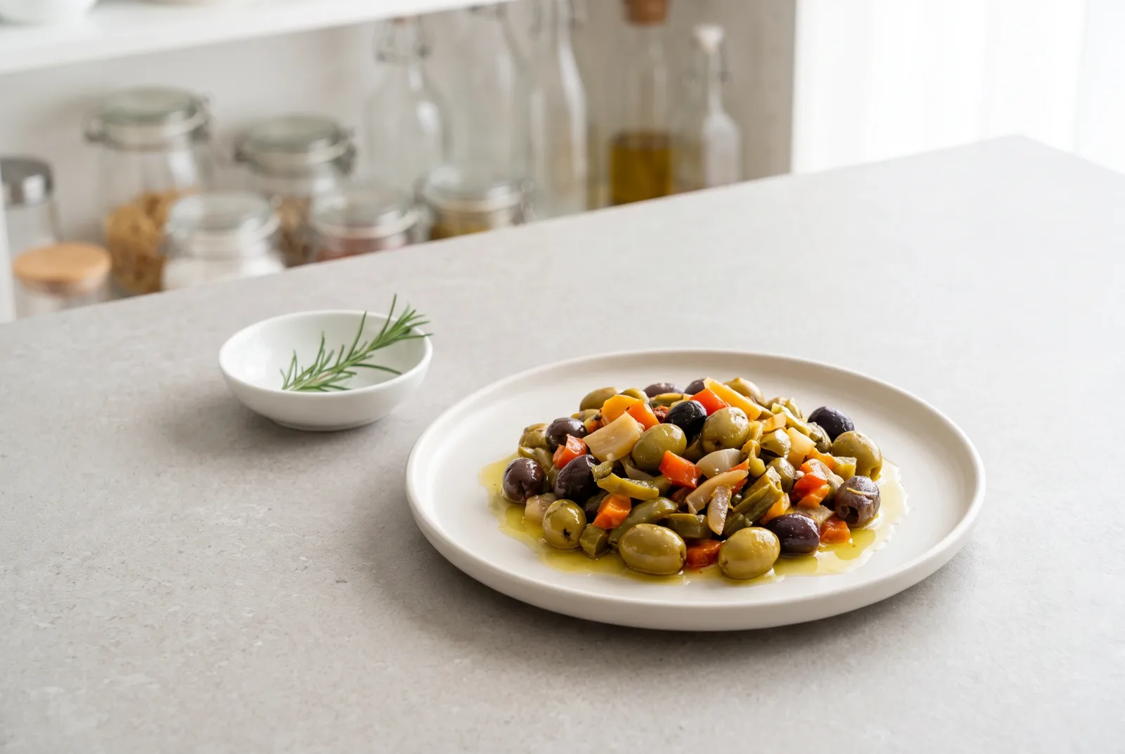 Tunisian-Style Air-Fried Spiced Green Olives
