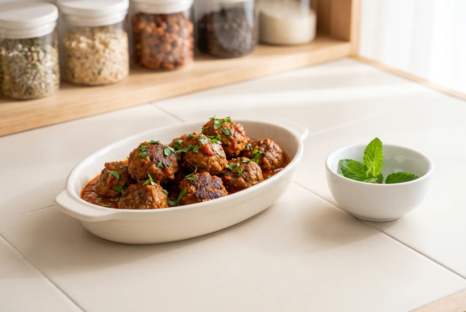 Tunisian Spiced Lamb Meatballs