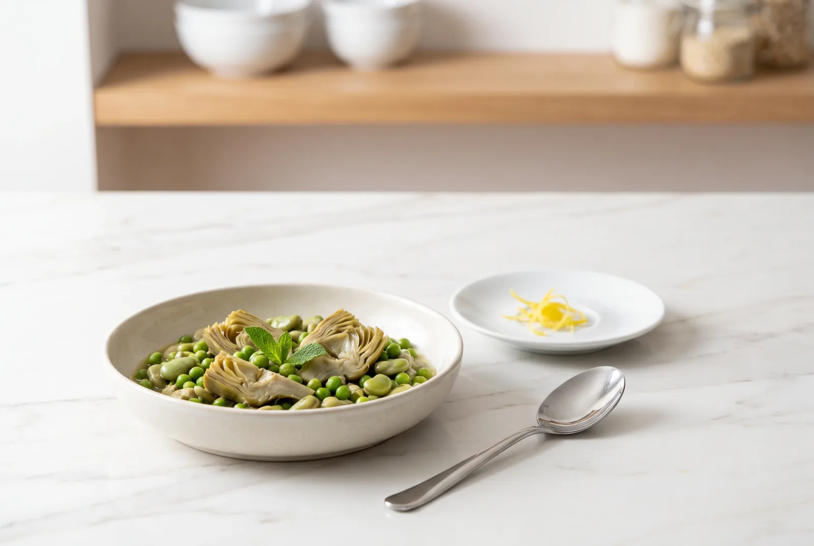 Vignole | Italian-Style Artichokes and Peas in Olive Oil