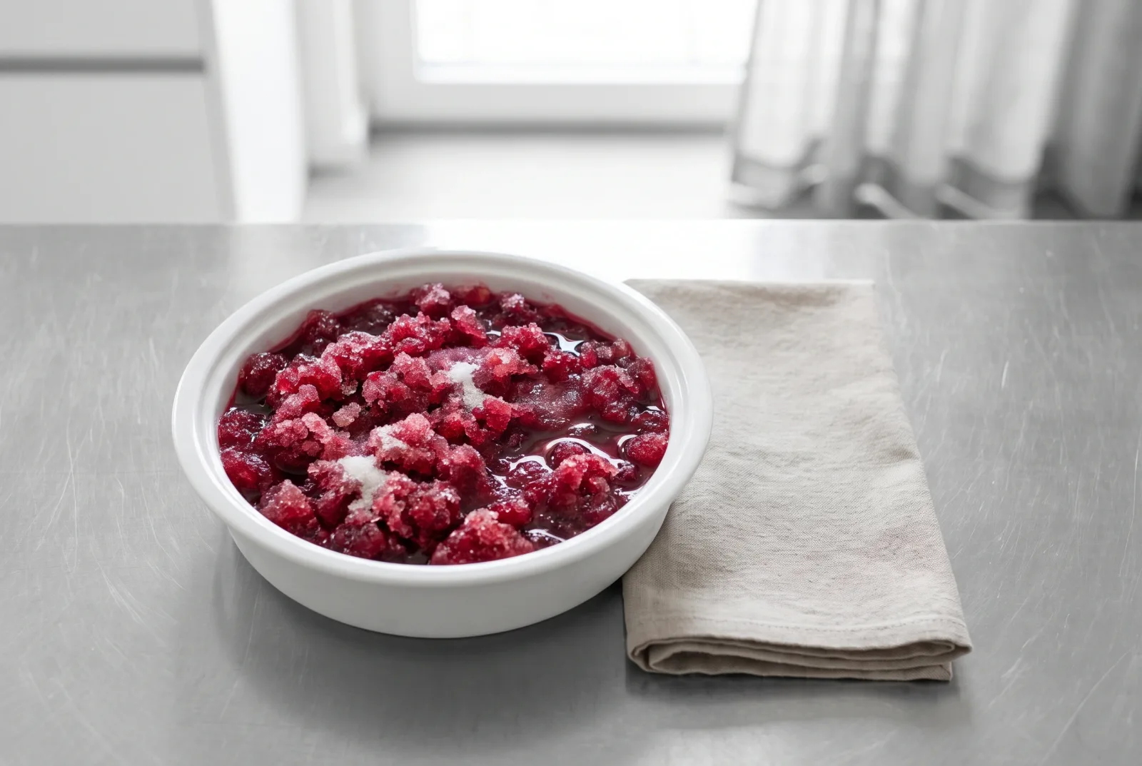 Turkish-Style Sour Cherry Granita | Frozen Sour Cherry Drink