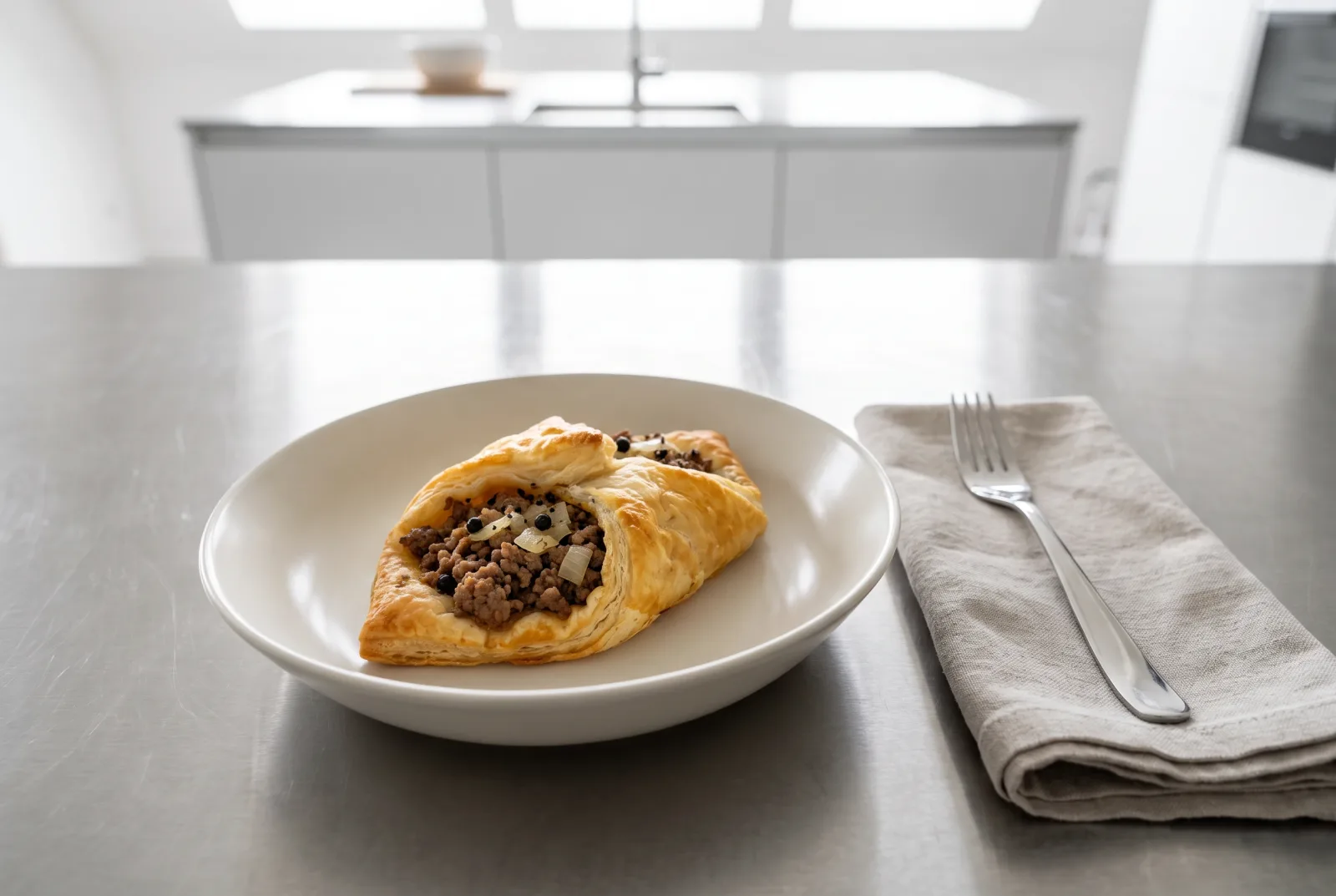 Puff pastry beef burgers — Freezer-friendly British-style party burgers