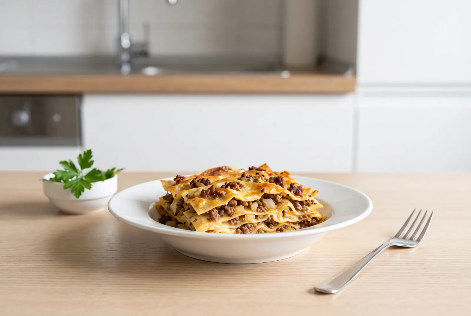 Layered Yufka and Ground beef Pasta Bake — Turkish Style