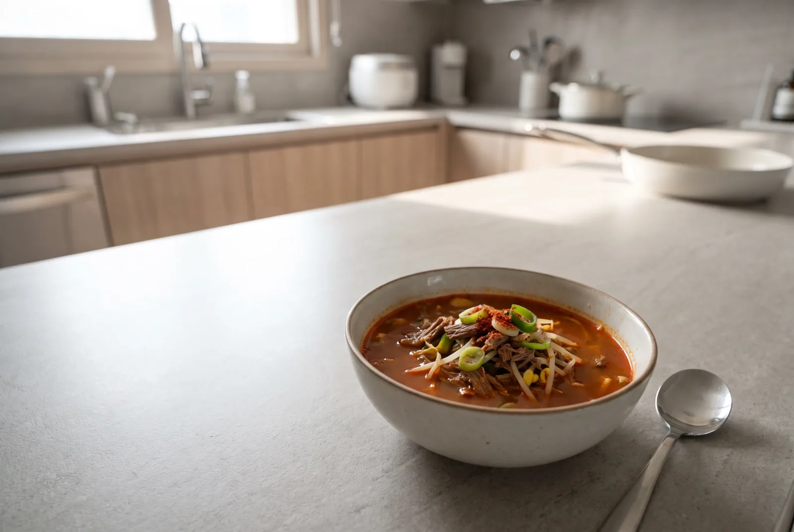 Yukgaejang — Korean spicy beef soup
