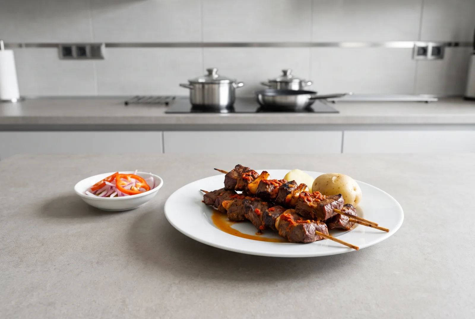 Peruvian Spicy Beef Heart Skewers (Anticuchos) | A Grilled Street-Food Favorite