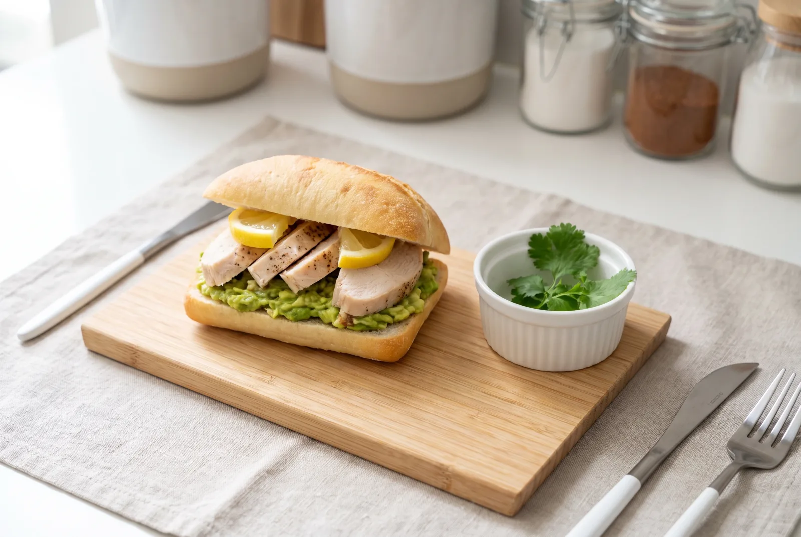 Peruvian Chicken and Avocado Sandwich | Quick Lunch