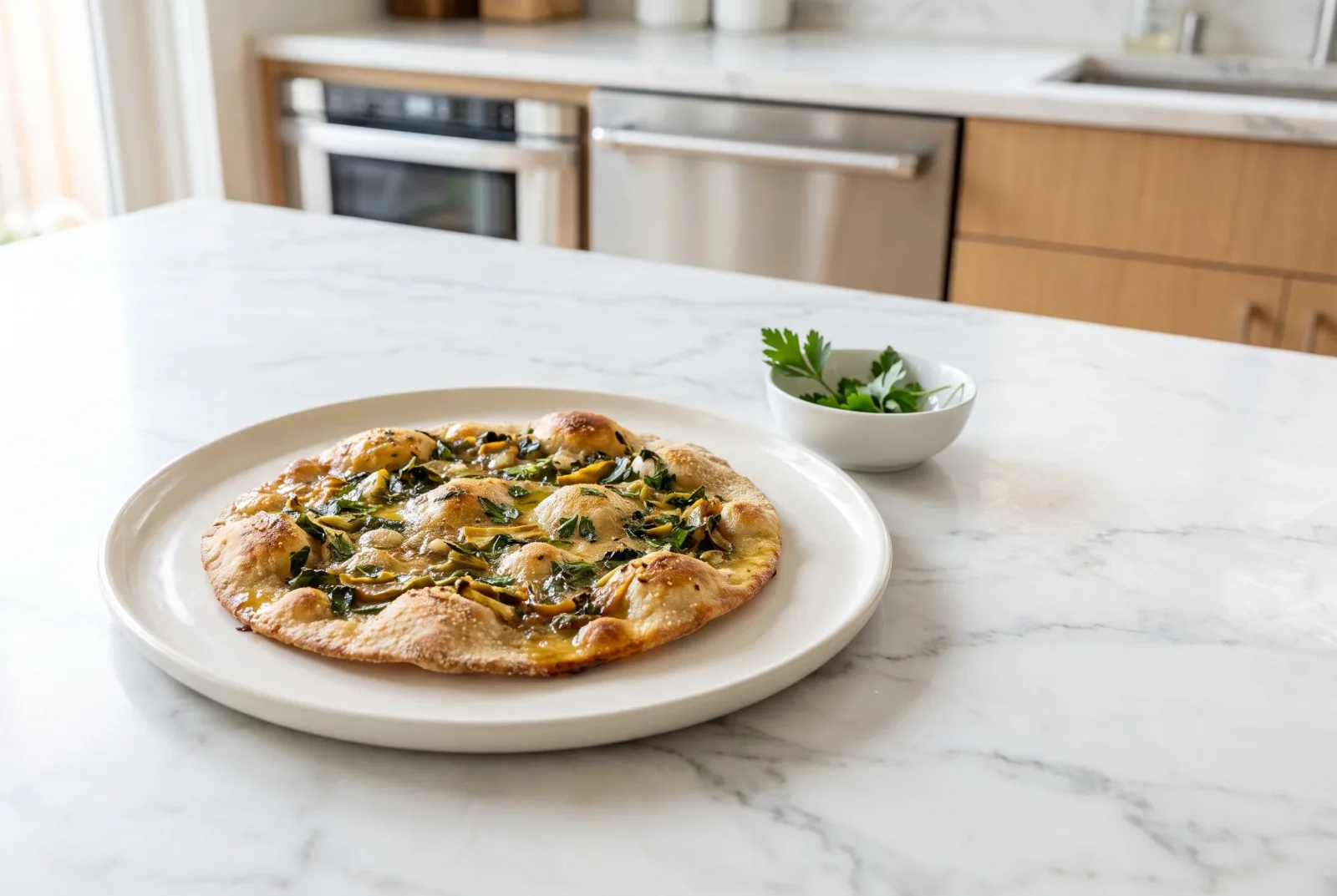 Peruvian Quinoa Flour Flatbread with a Thin Crust