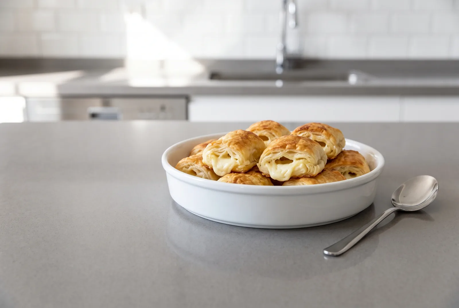 Cheese Puff Pastry Rolls | An Easy Breakfast Pastry