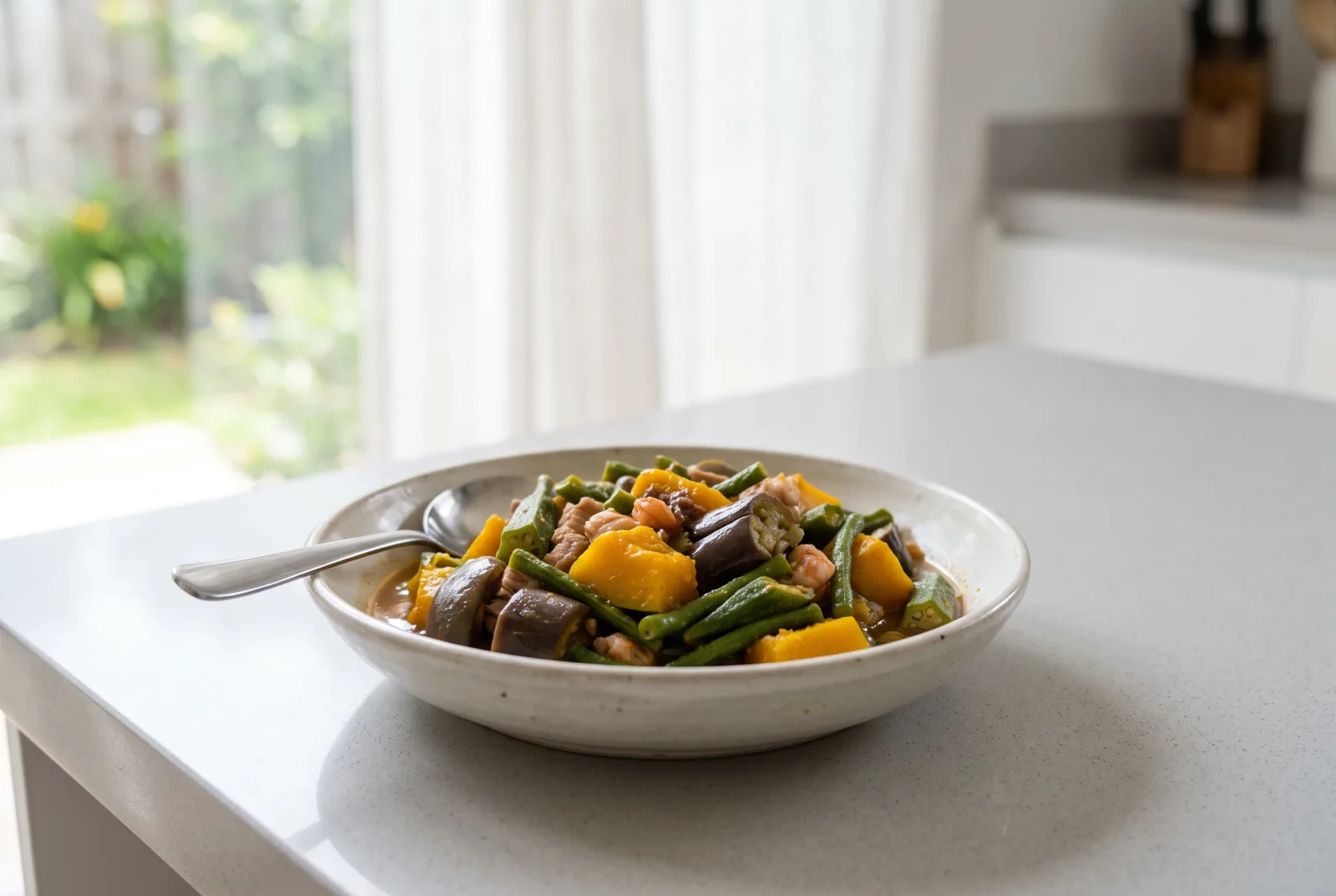 Pinakbet | Filipino-Style Pressure-Cooker Vegetable Stew with Shrimp Paste