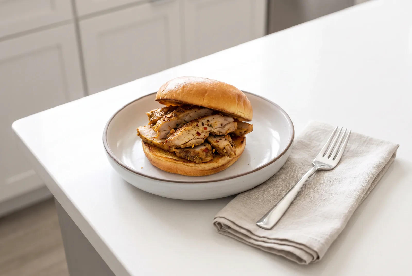 Pollo a la brasa sandwiches — Peruvian-style party sandwiches