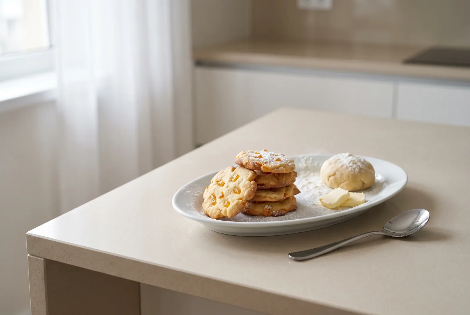 Orange Peel Butter Cookies | Aegean-Style Candied Orange Cookies