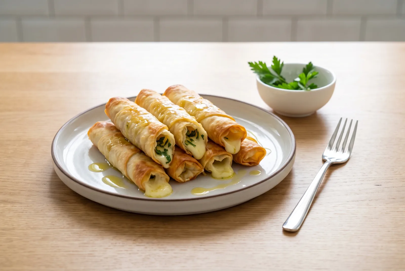 Rakakat | Saudi-Style Crispy Cheese Rolls in the Air Fryer