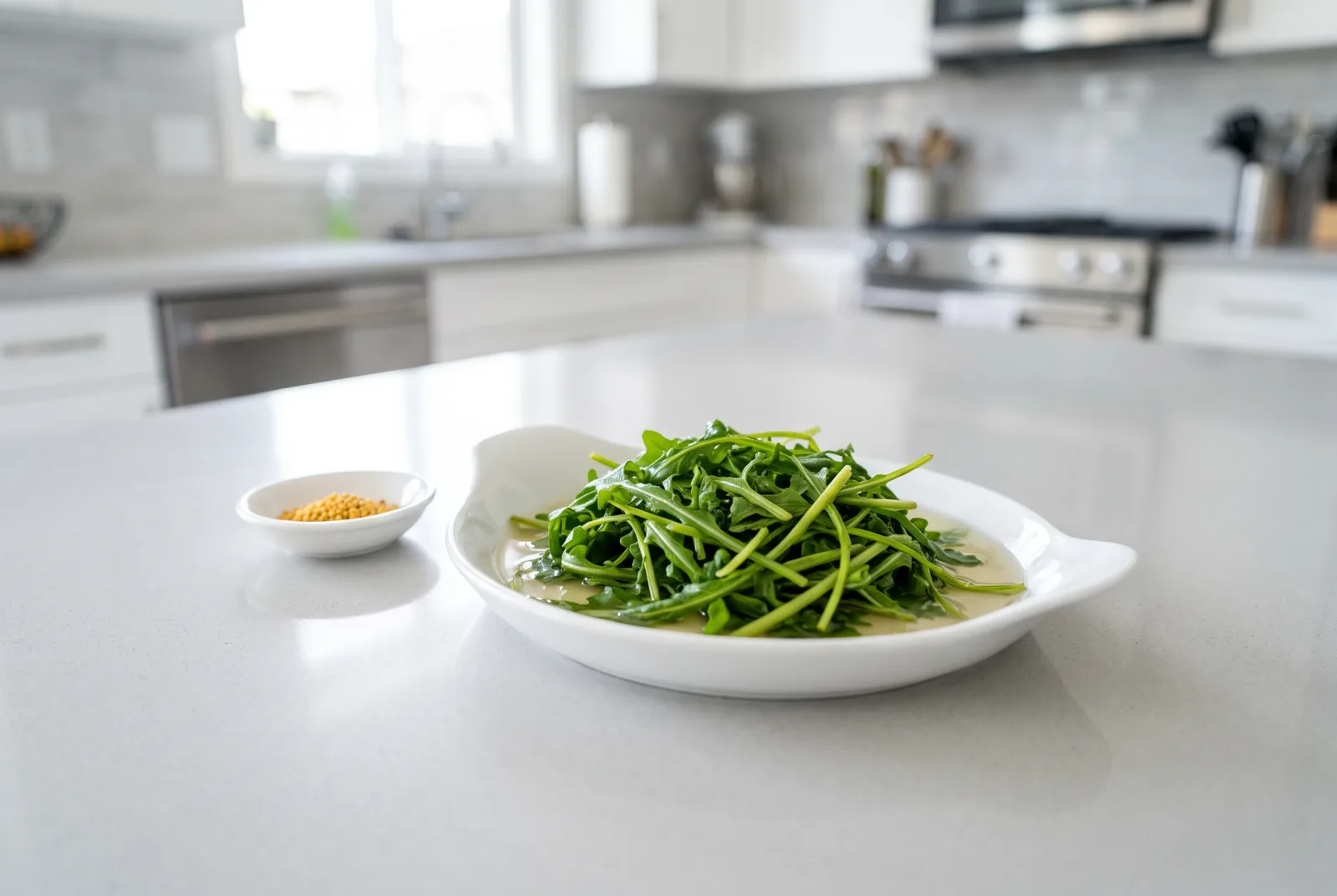 Quick Pickled Arugula — New Zealand-Style Pickled Leaves