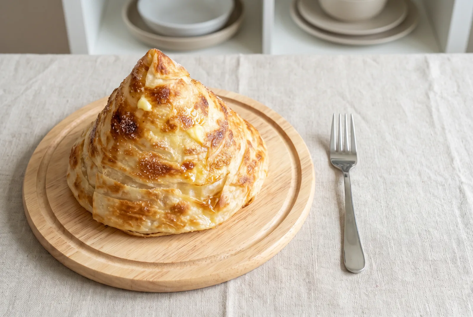 Roti Tissue | Malaysian Paper-Thin, Crisp Layered Flatbread