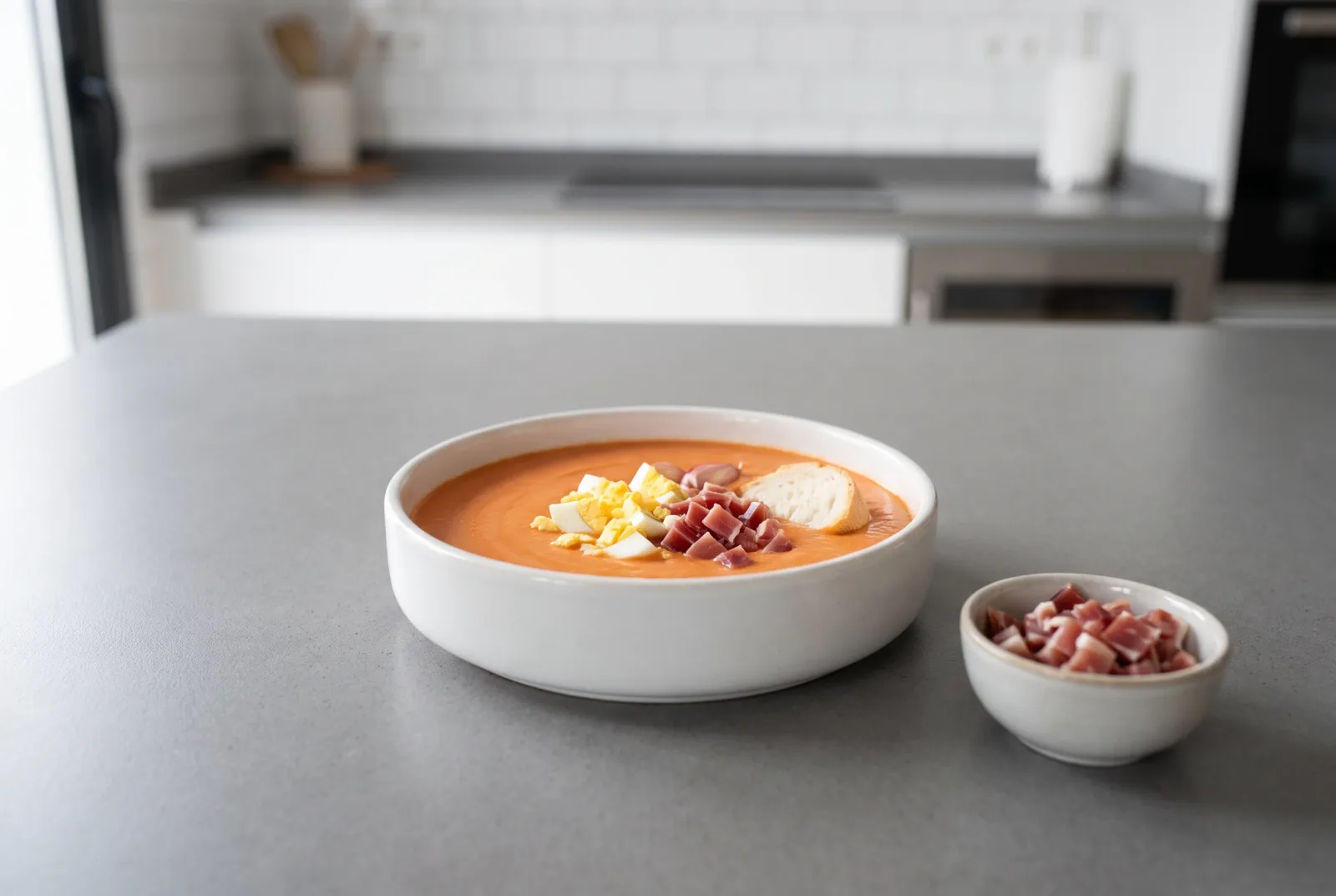 Salmorejo | İspanyol Usulü Yumurtalı Koyu Domates Mezesi