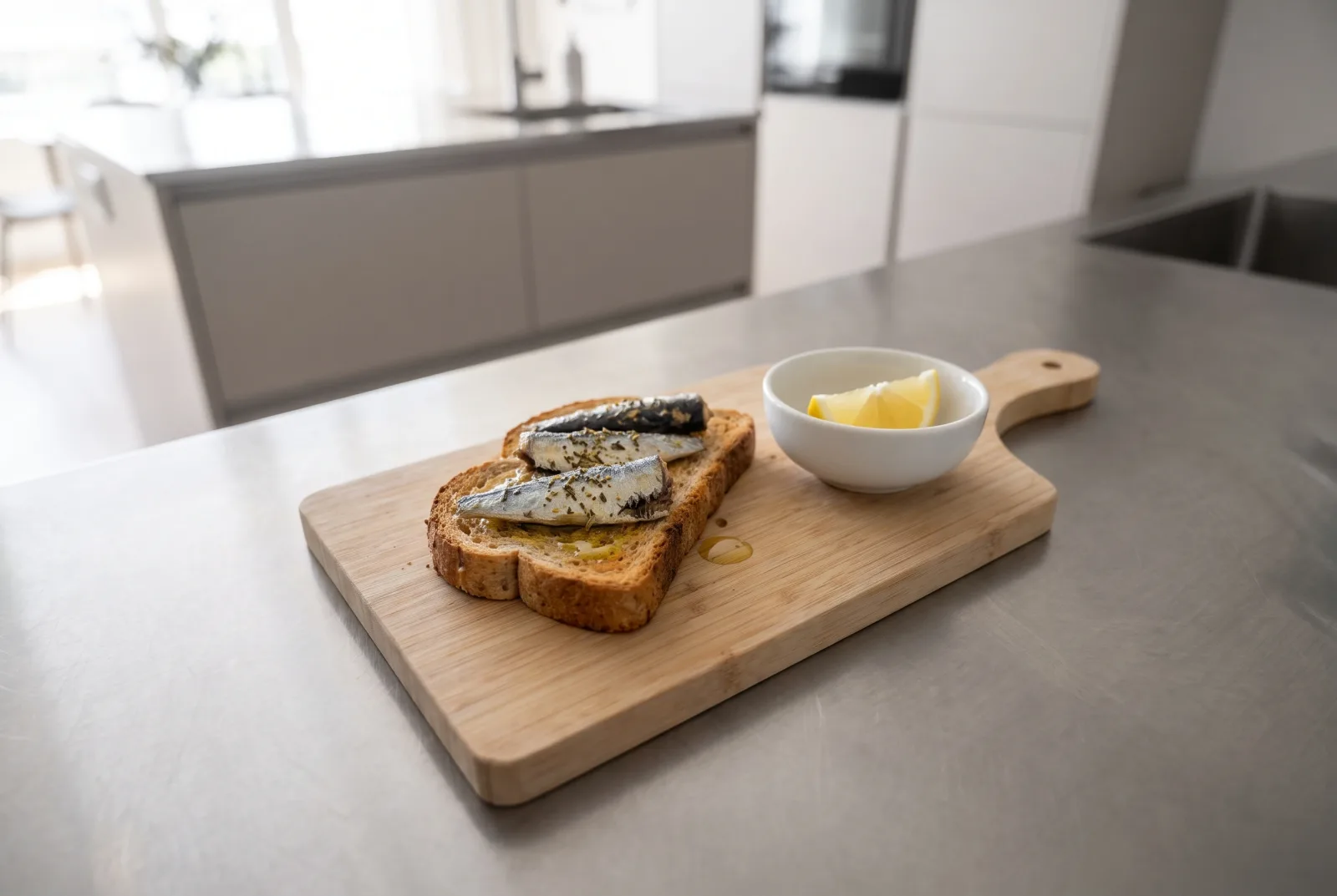 Portuguese-Style Whole-Grain Sardine Tosta