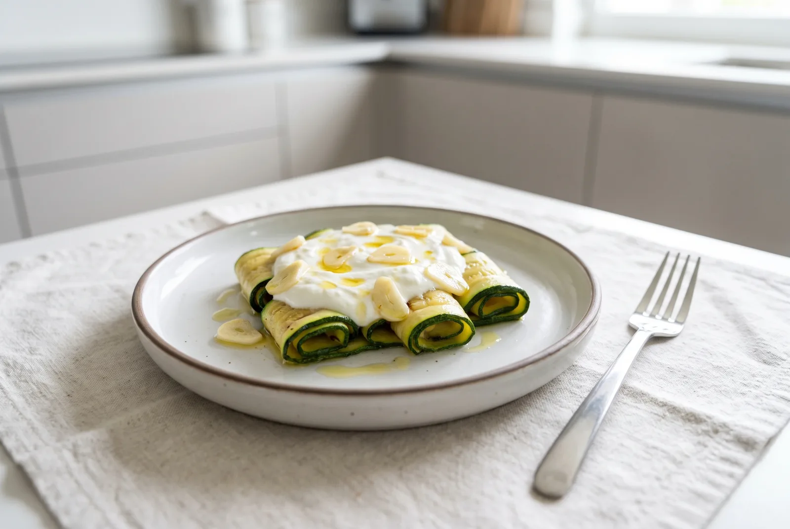 Garlicky Yogurt Zucchini | Quick Skillet Vegetable Meze