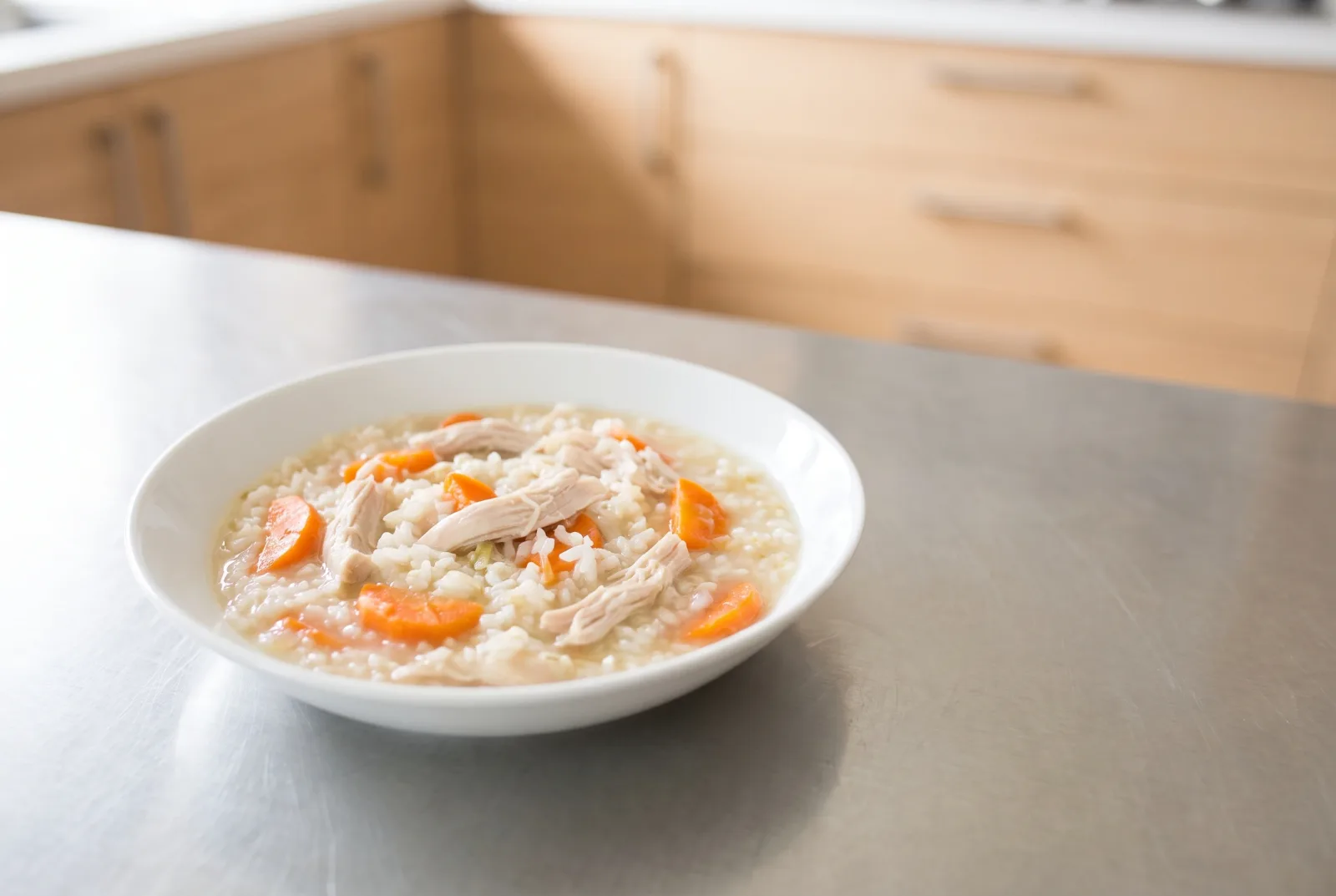 Chicken and Vegetable Congee | Chinese-Style Rice Porridge for Babies