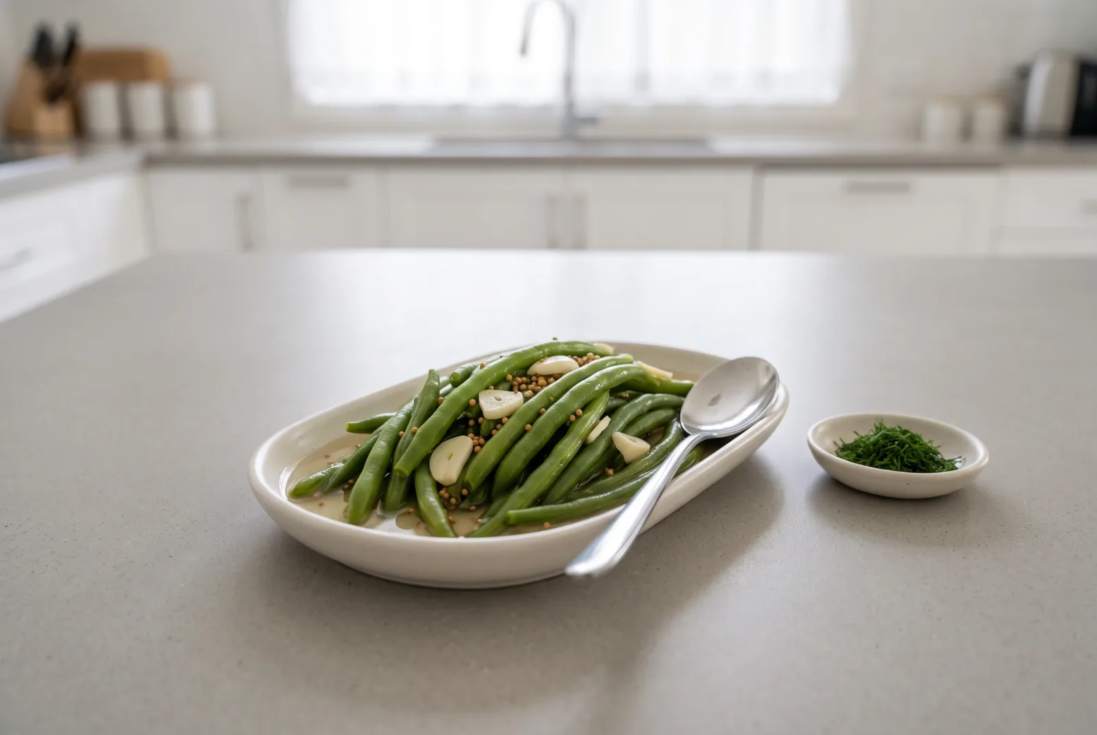 No-Added-Sugar Pickled Green Beans | Tangy Turkish Breakfast Side