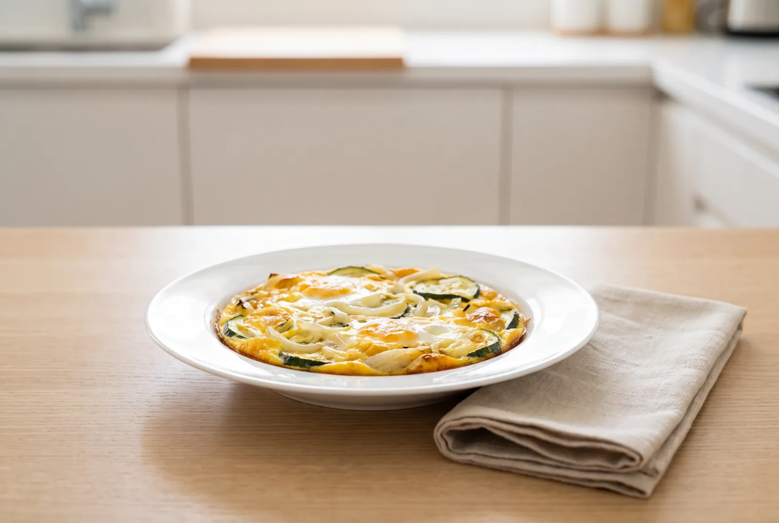 Sfougato | Greek Spiced Zucchini Breakfast Bake