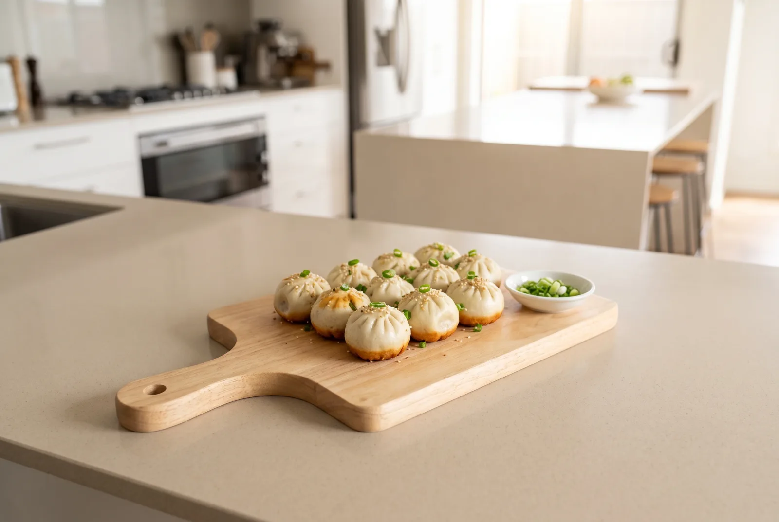 Shengjian Bao | Shanghai Pan-Fried Yeast Buns with Meat Filling