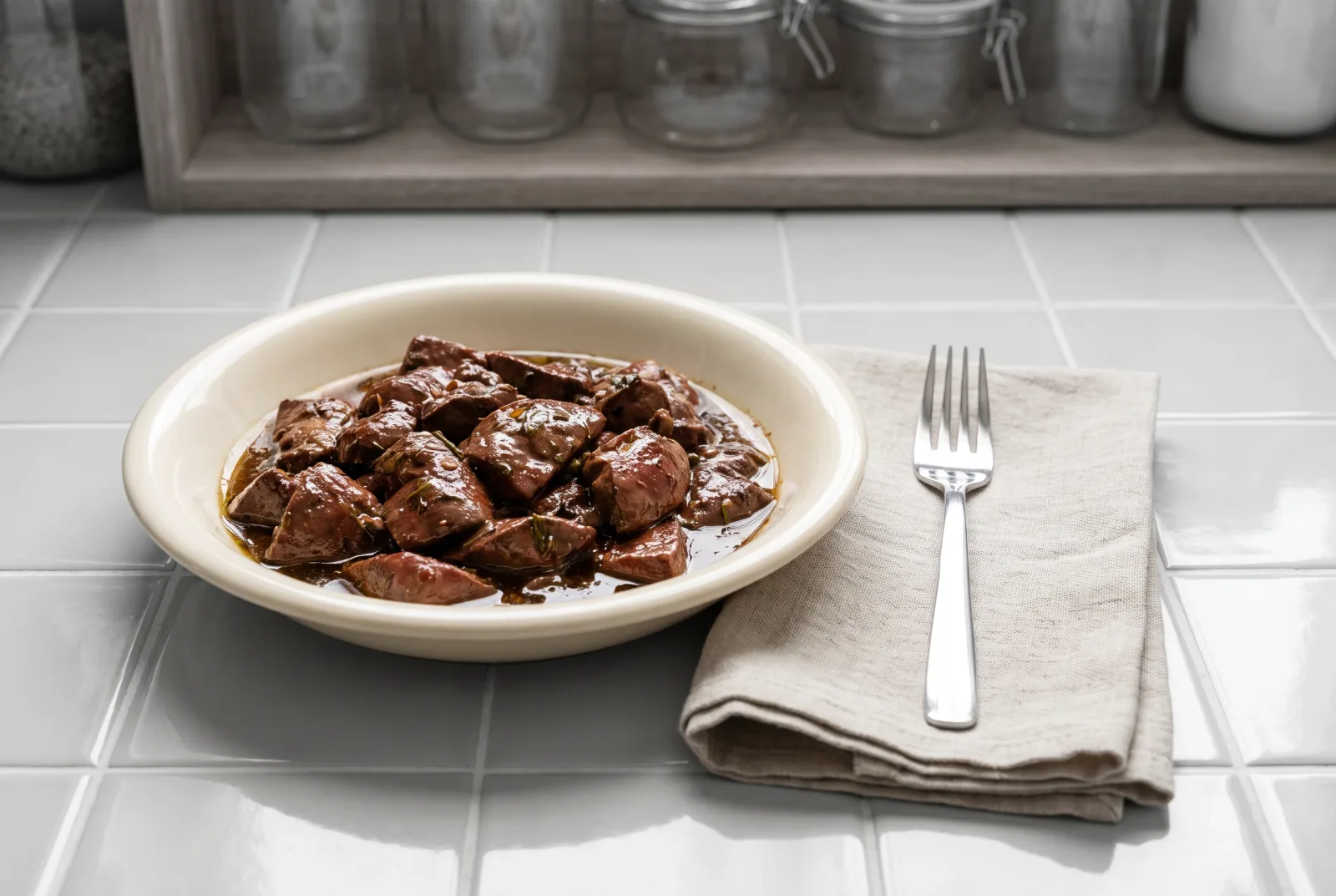 Sikoti Marinato | Greek-Style Spiced Lamb Liver in the Air Fryer