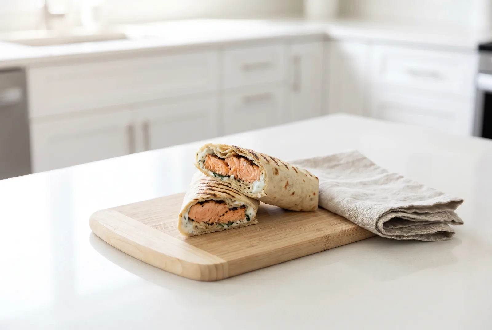 Turkish Salmon Lavash Wrap | Quick, Light Sandwich