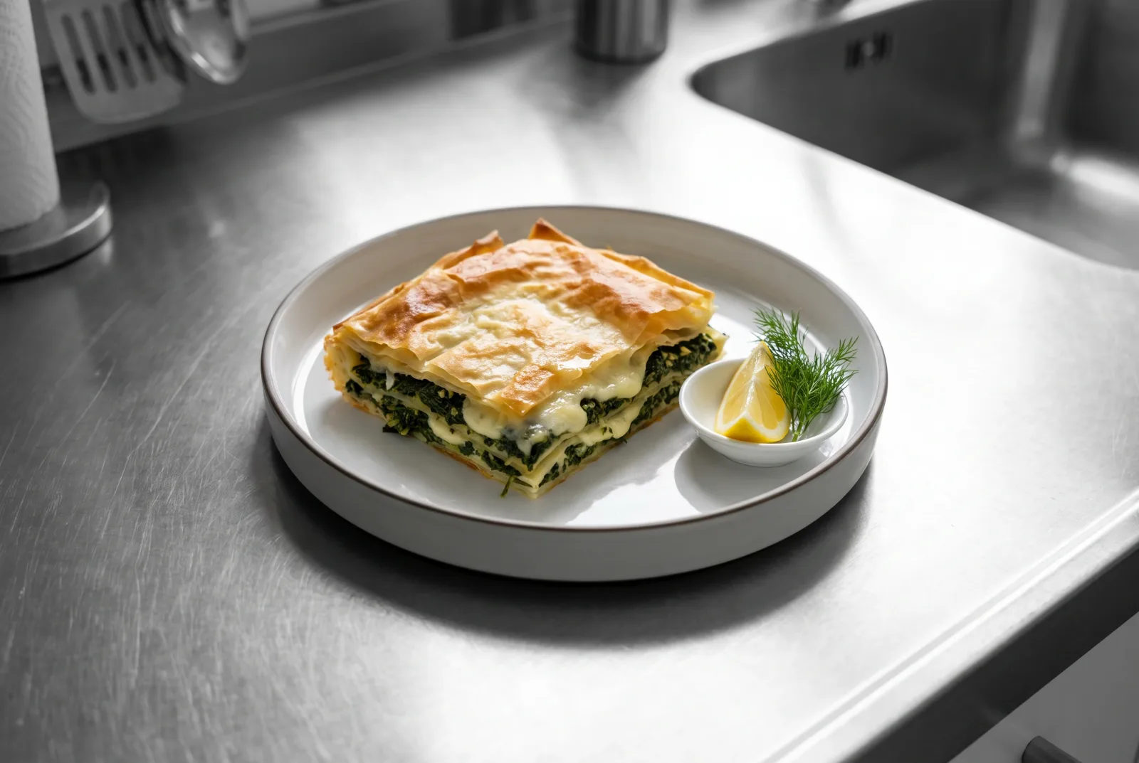 Spanakopita | Greek Spinach Phyllo Pie