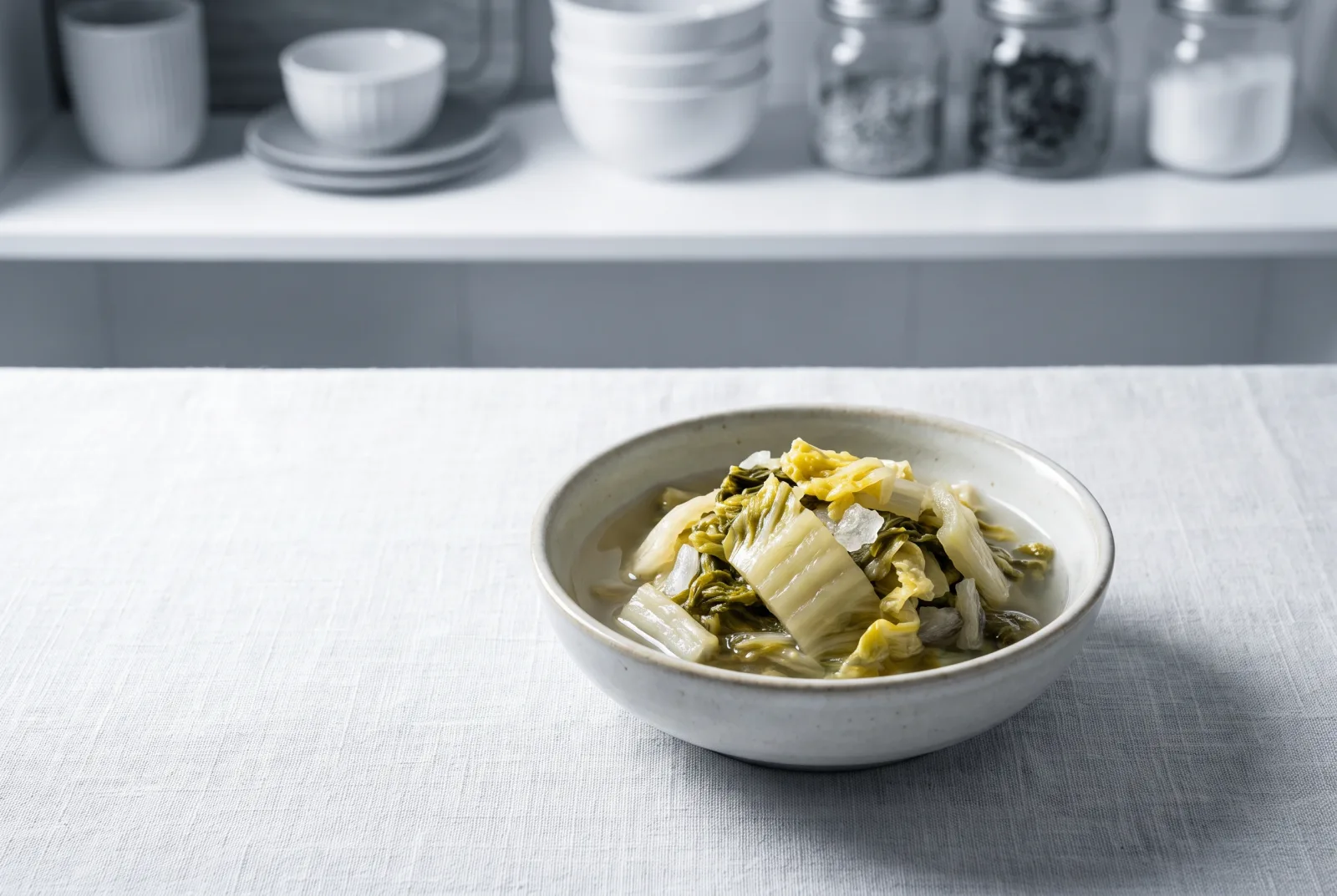 Suan cai — Chinese fermented cabbage pickle