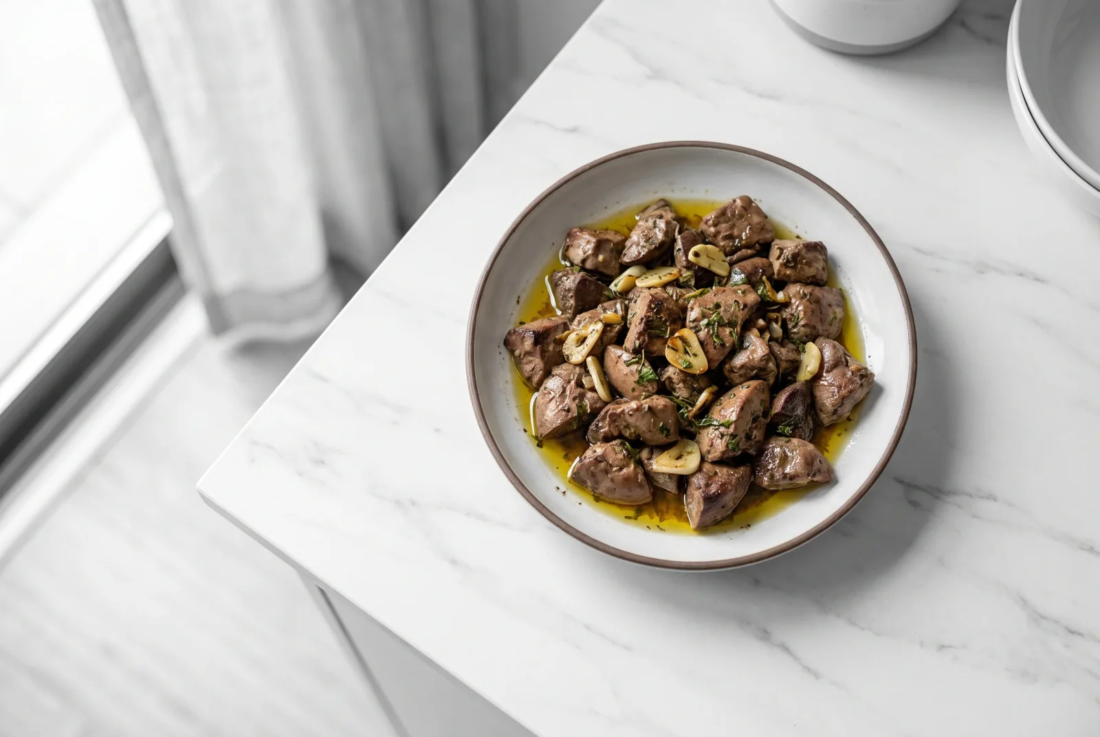 Syrian Coastal-Style Sautéed Fish Liver
