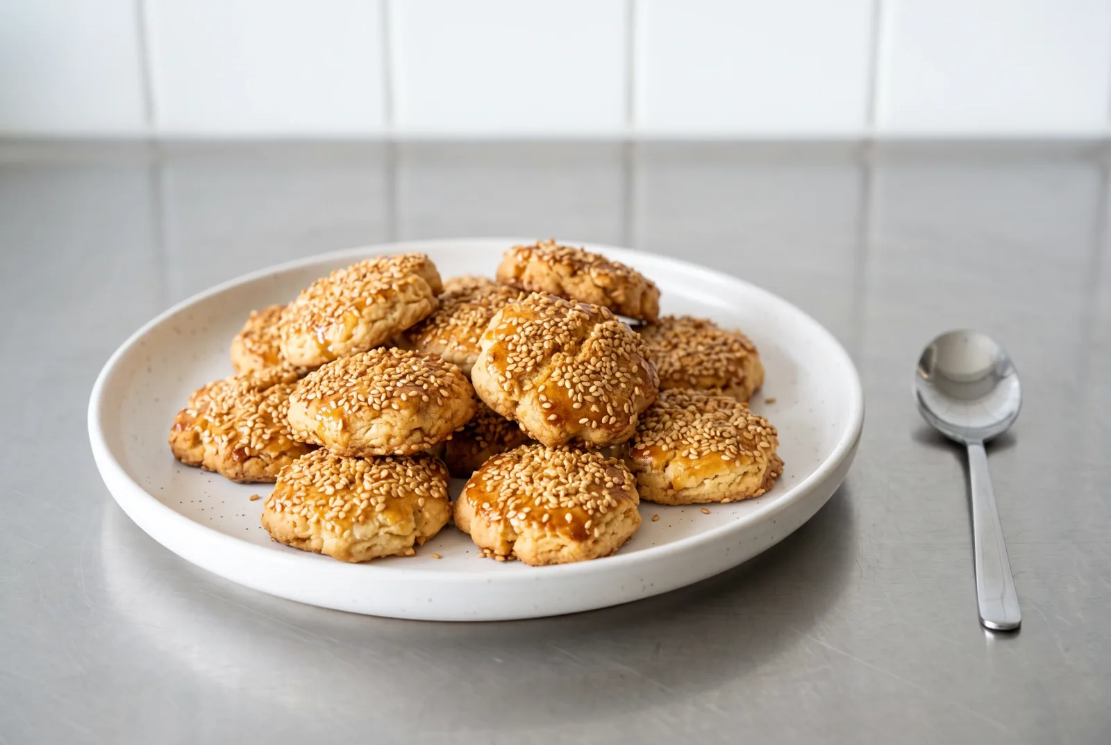 Sesame Honey Turkish Cookies | Spiced Tea-Time Treat