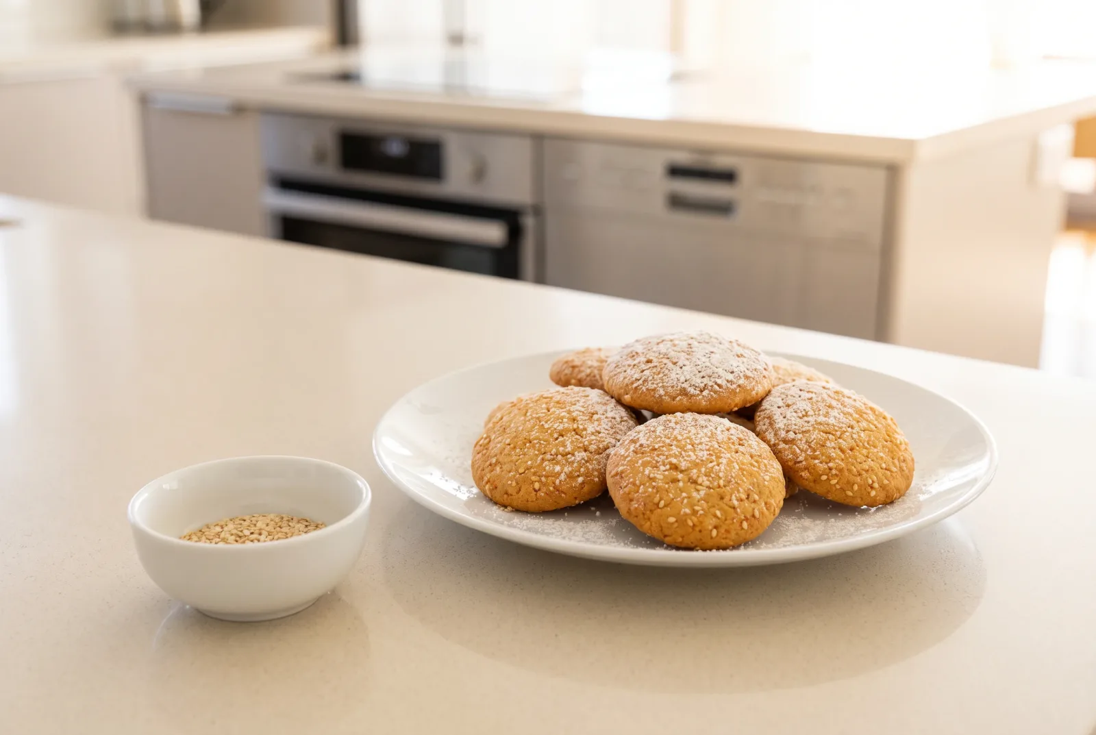 Iraqi Sesame Cookies | Crispy Tahini Treat